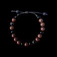 Pulsera HARMONY Obsidiana Caoba